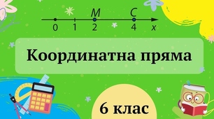 04.02.6кл.Координатна пряма. Відстань між двома точками