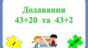 Картки "Додавання виду 43-20 та 43-2"