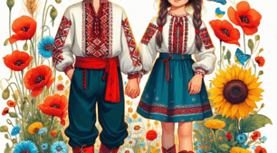 Хлопчик і дівчинка (постер з 9 частин)