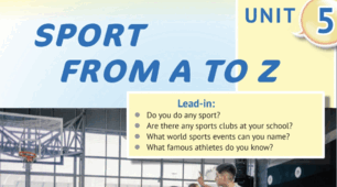 Діагностувальна робота "Sport from A to Z"
