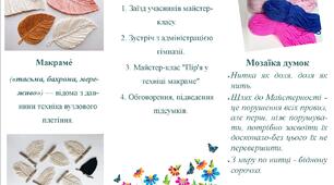 Презентація: Майстер клас для педагогів та батьків "Макраме"