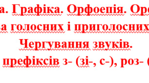  Контрольна робота на тему Орфографія, а саме: уподібнення приголосних звуків; чергування звуків; правопис префіксів з- (зі-, с-), роз- (розі-), без-, пре-, при, прі., спрощення, правопис Е та И. 