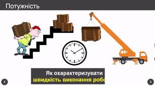 Урок фізики у 7 класі на тему "Потужність"