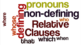 Relative clauses. Grammar