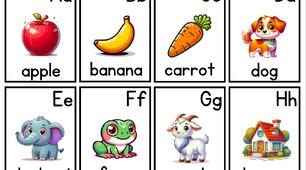 Alphabet flashcards  Флеш-картки Англійський алфавіт