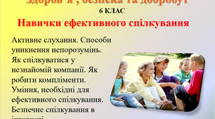 2.7 Ефективні навички спілкування