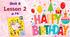 Презентація до уроку 2 у 1 класі "Unit 4. HAPPY BIRTHDAY! Lesson 2, p.70" (до підручника О.Карп'юк)