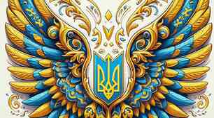 Крила патріотичні для оформлення фотозони