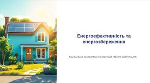 Енергоефективність та енергозбереження.